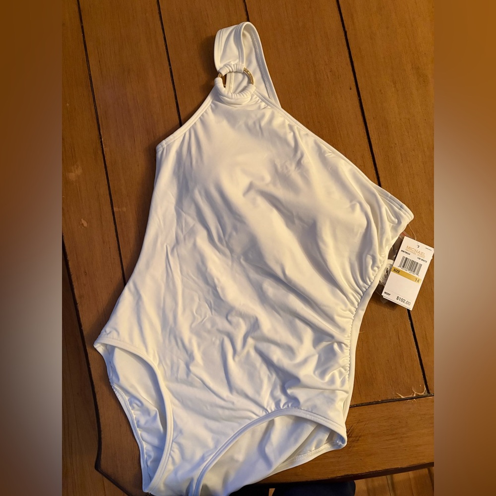 White One-Piece Swimsuit